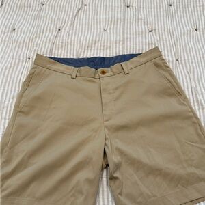 Brooks Brothers Khaki Flat Front Shorts Sz 36